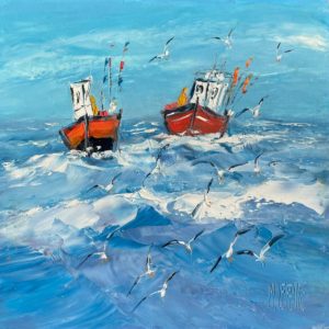 ML - Pêche en mer + mouettes